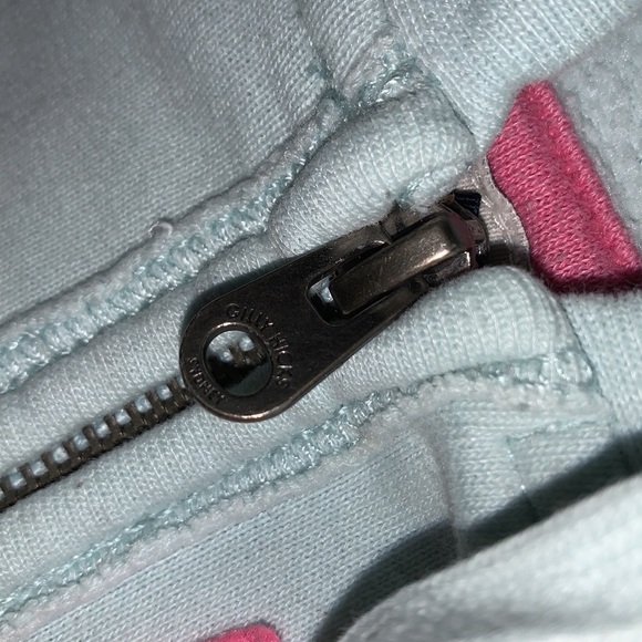Gilly Hicks Light Blue Zip-Up Hoodie Jacket - Picture 5 of 5